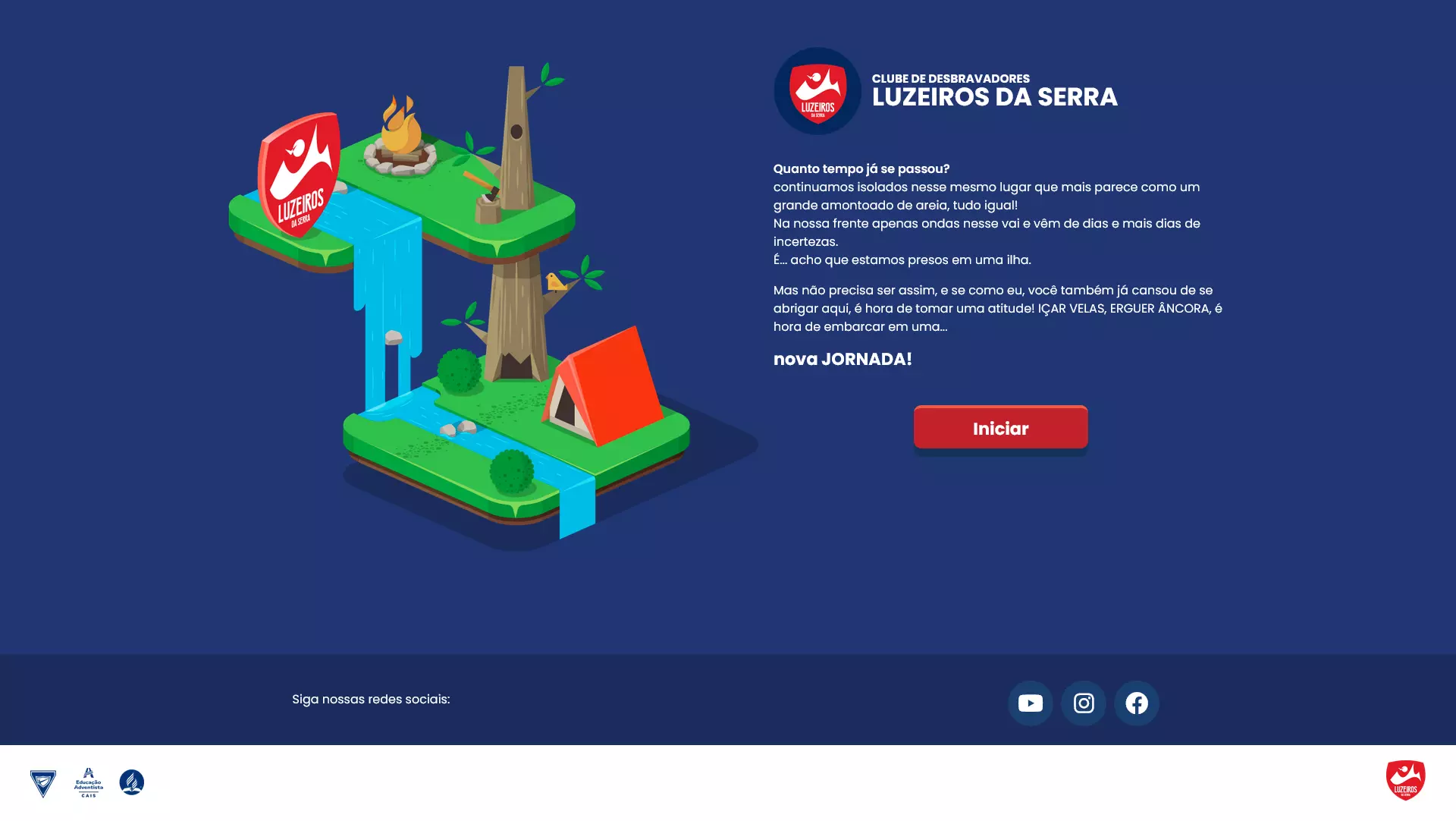 Imagem do Projeto Landing - Luzeiros da Serra